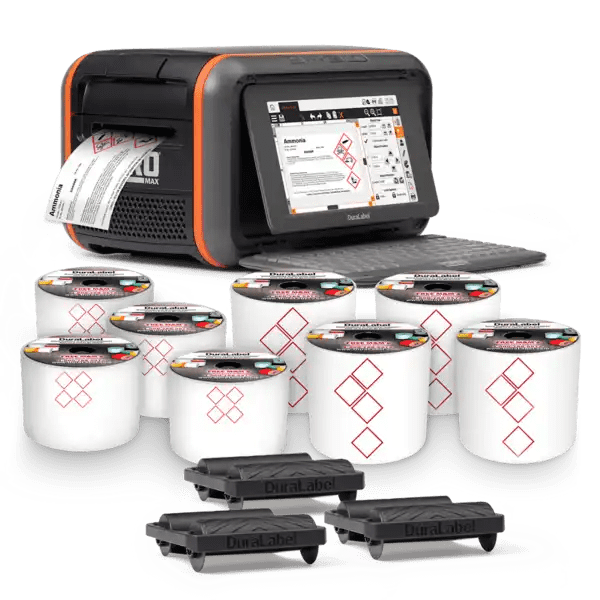 Duralabel Toro Max GHS Chemical Label Starter Kit comtec.ie