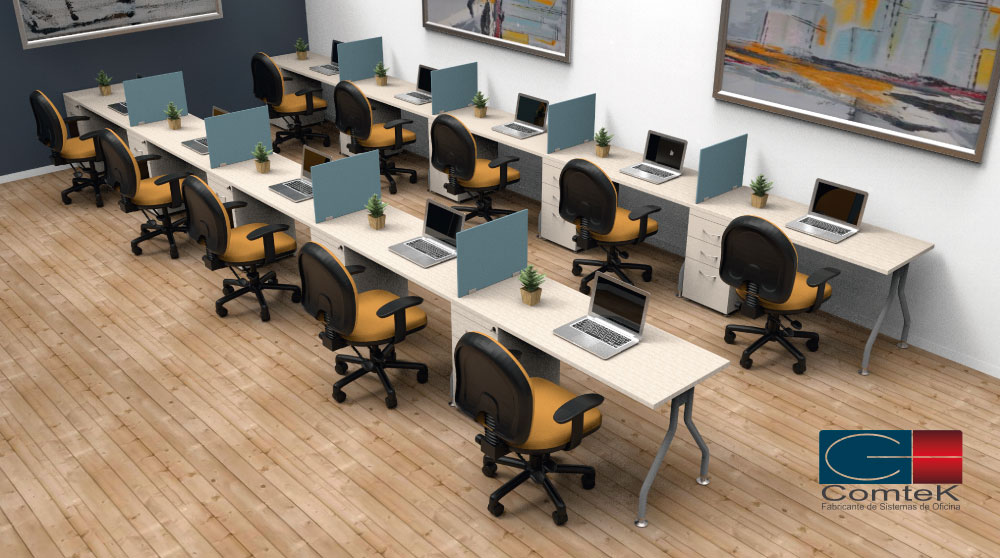 ESTACIONES DE TRABAJO — Comtek Muebles Oficina