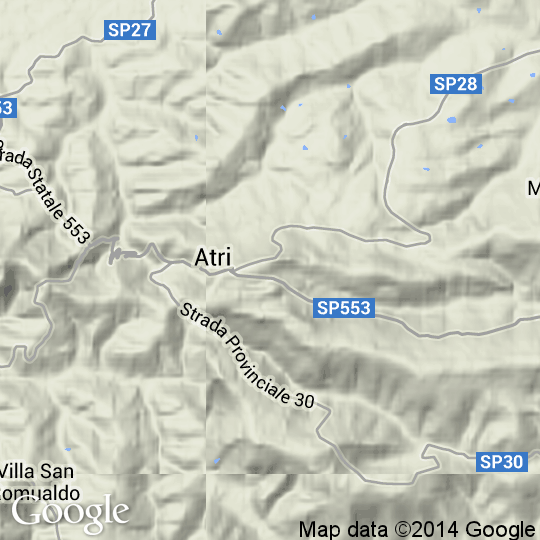 Mappa d'Atri, Cartine Stradali e Foto Satellitari