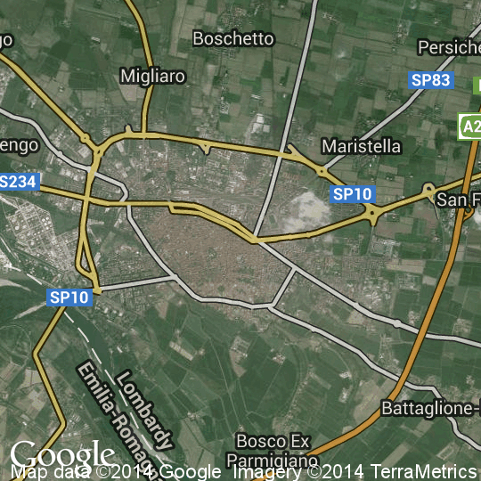 Mappa di Cremona, Cartine Stradali e Foto Satellitari