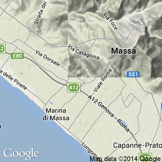 Massa Italien Karte Mappa di Massa, Cartine Stradali e Foto Satellitari