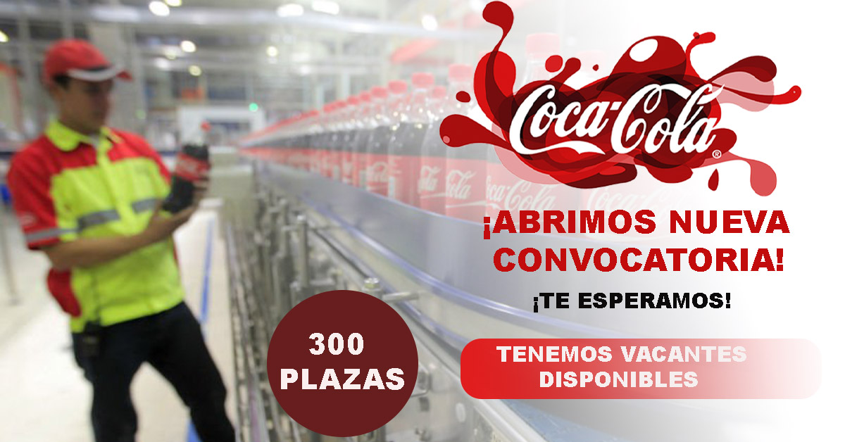 COCA COLA CUENTA CON VACANTES DISPONIBLES comunidad de