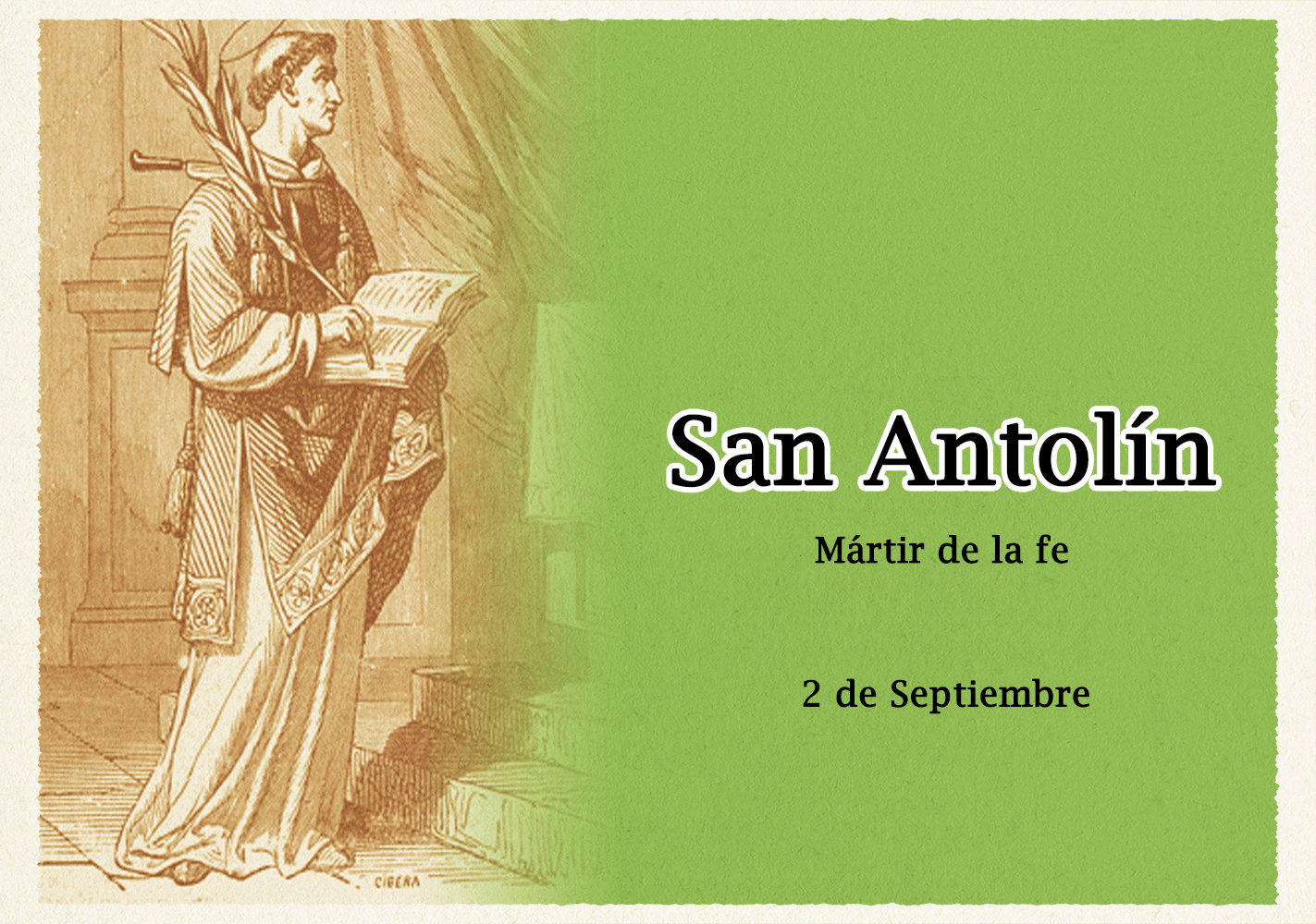 Santoral San Antolín Jesús y Maria 101.9 FM La