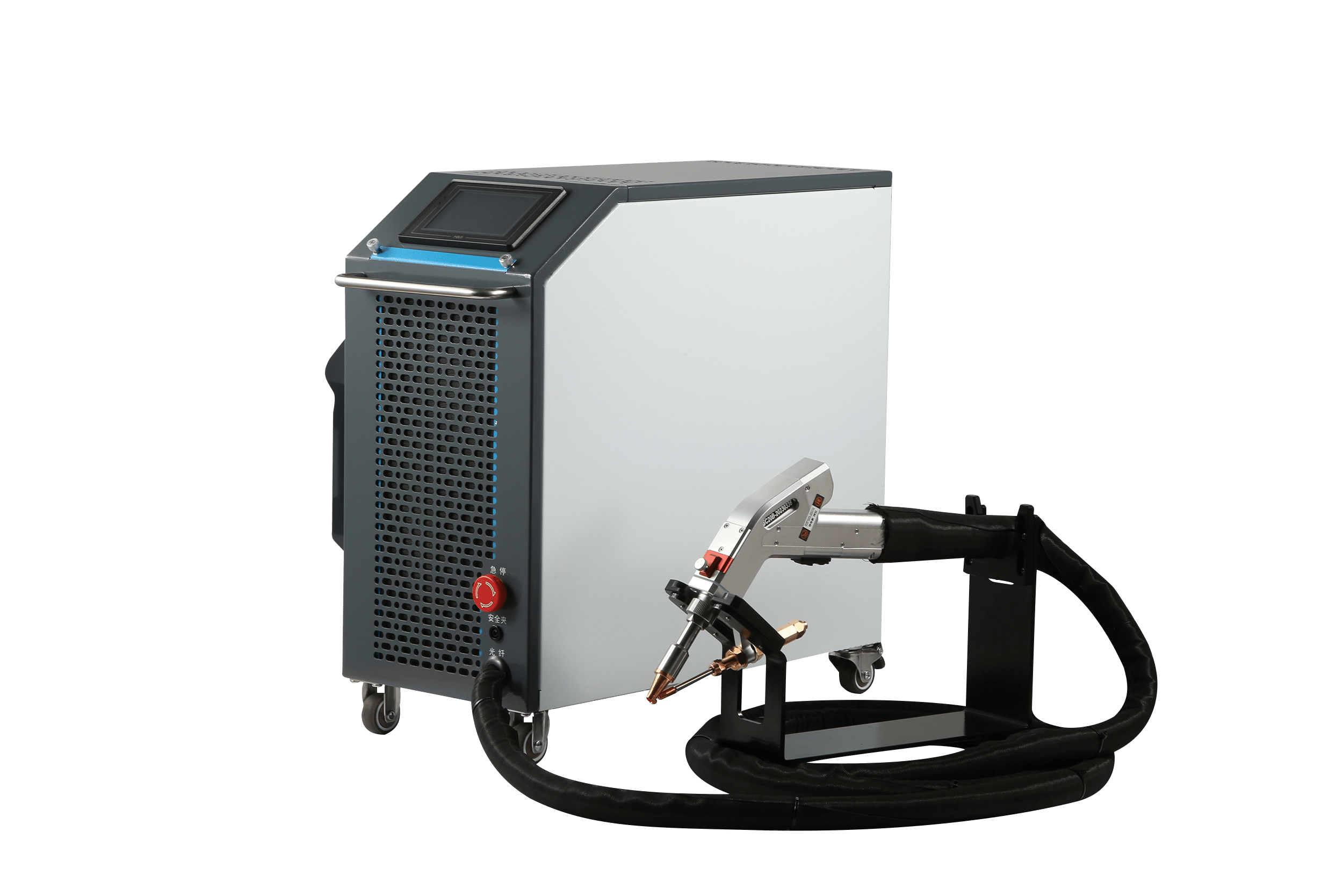 Using handheld laser welder technology for manual welding comwelder