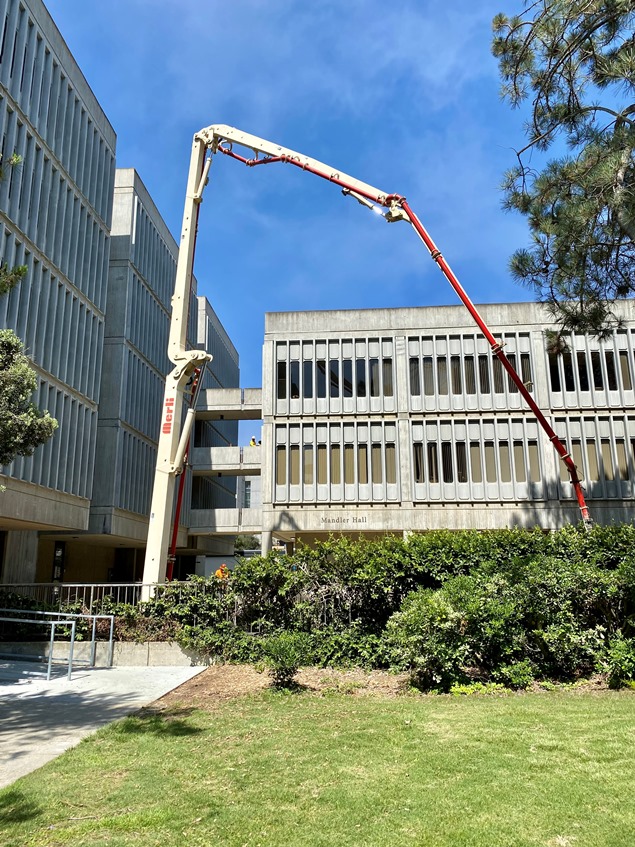 UCSD McGill & Mandler Hall Conan Construction