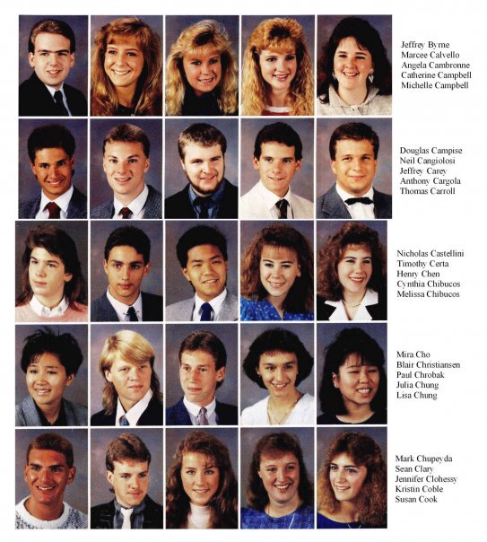 The Graduating Class of Conant, 1989 The Yearbook Photos….