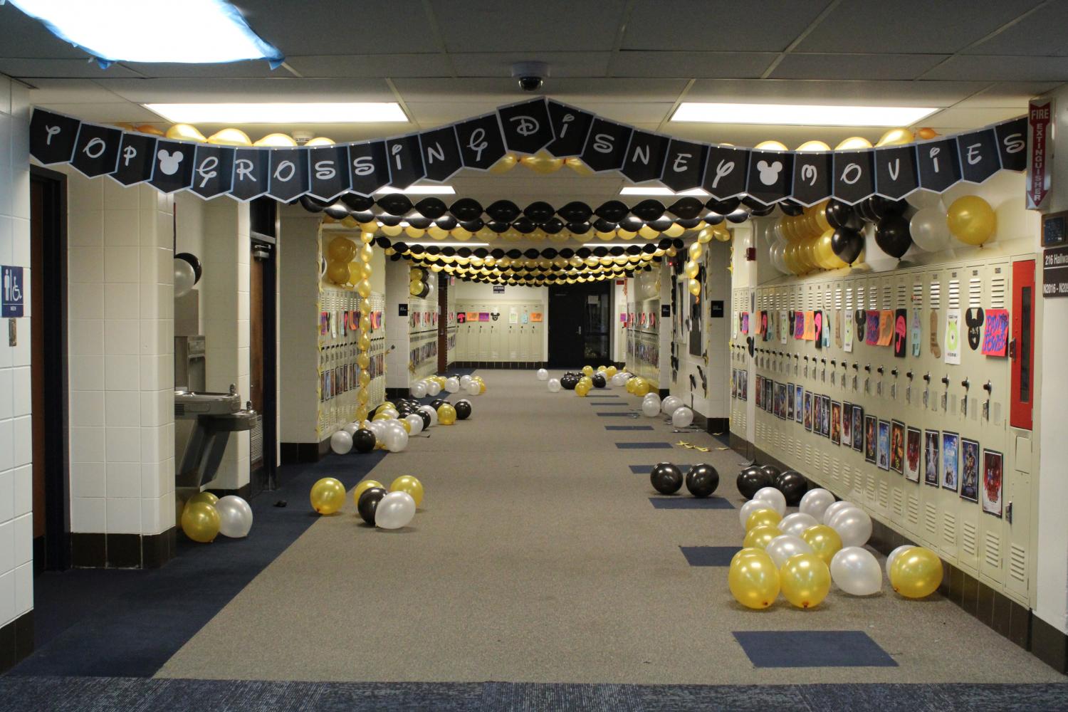 PHOTO GALLERY 2019 Hallway Decorations, “Disney” Conant Crier