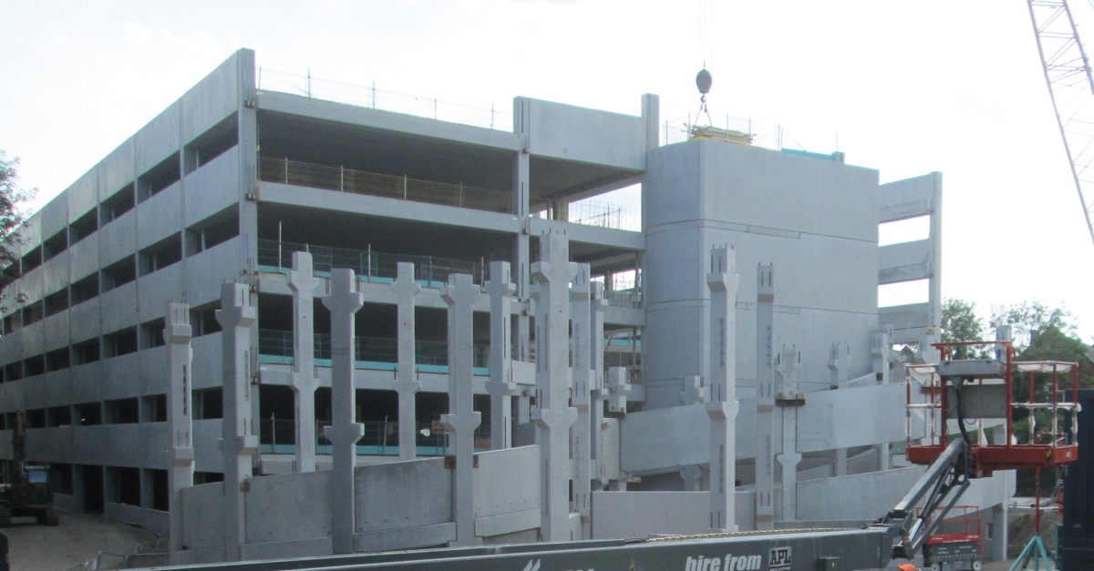 Column Free Car Parking Concast Precast