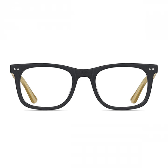 MONTREAL Matte Black Eyeglasses concentravision