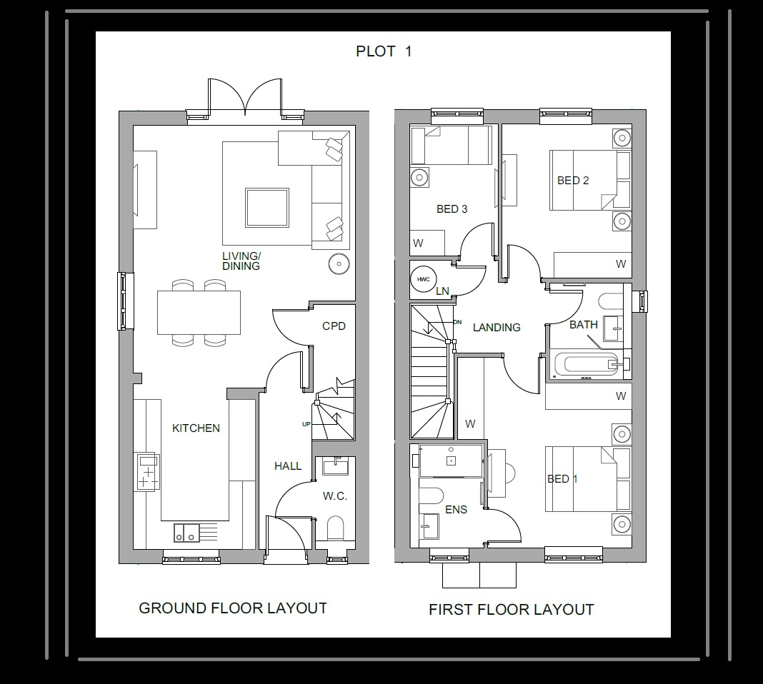 Oldfield Meadow New Homes in Haywards Heath Concept Developments