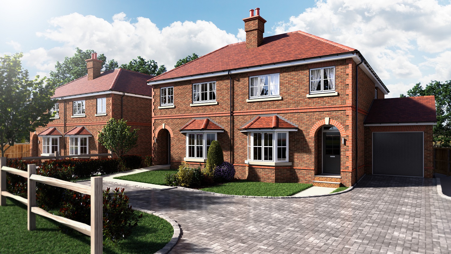Computer Generated Image of New Homes in Lindfield Concept Developments