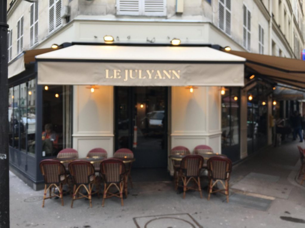 Brasserie le Julyann rue du Faubourg Montmartre Paris 9ème CONCEPT METAL