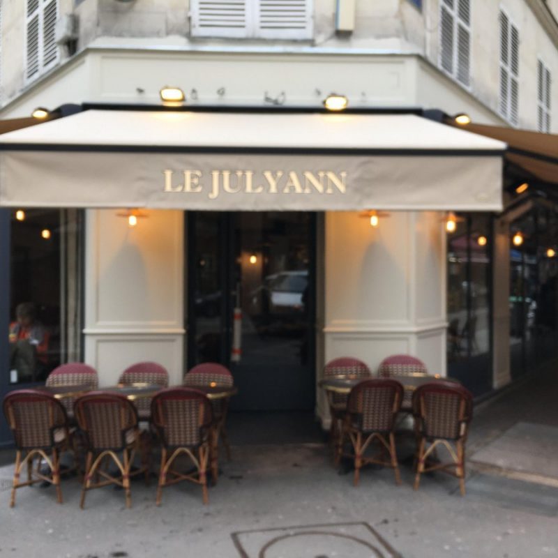 Brasserie le Julyann rue du Faubourg Montmartre Paris 9ème CONCEPT METAL