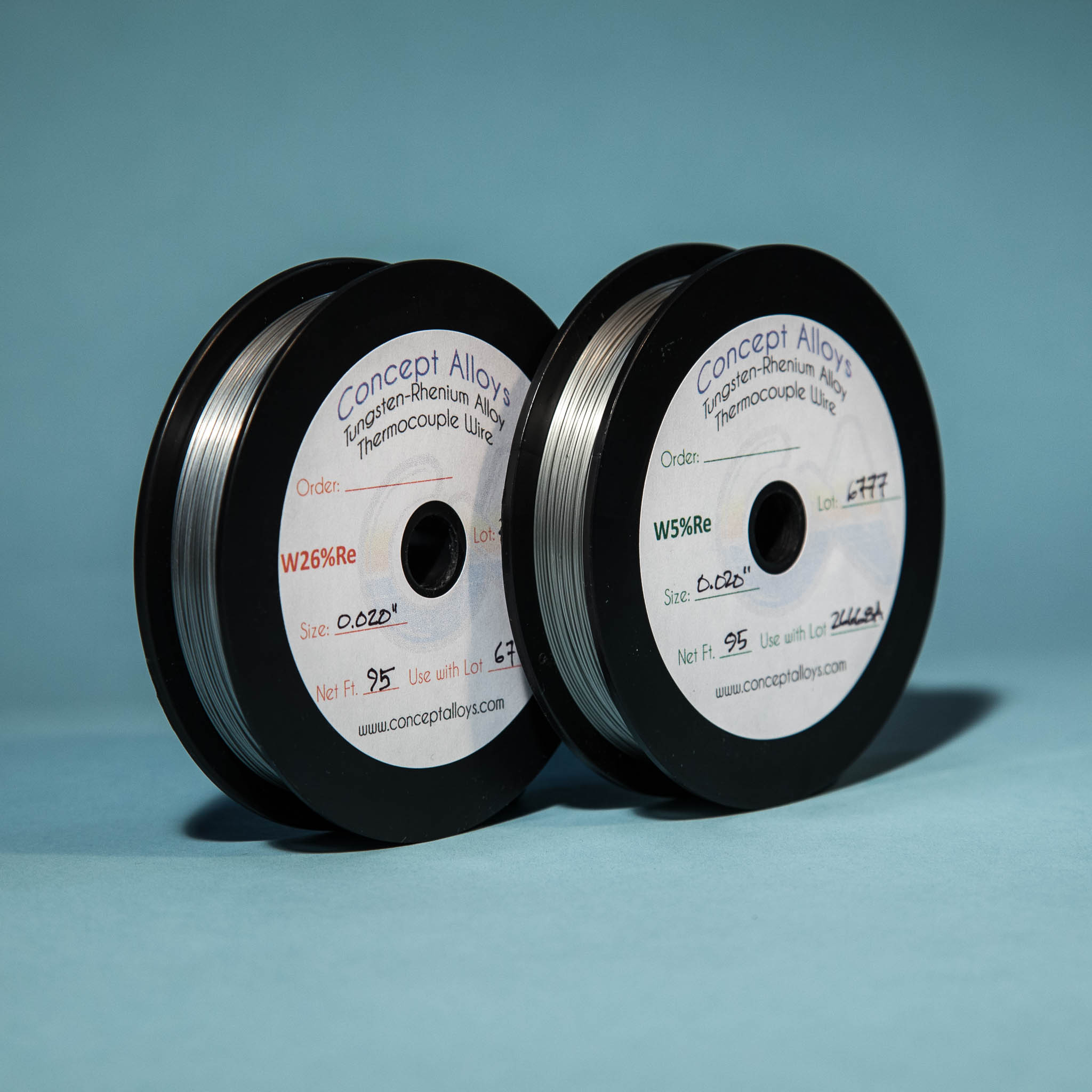 Tungsten Rhenium Thermocouple Wire & Tube Concept Alloys