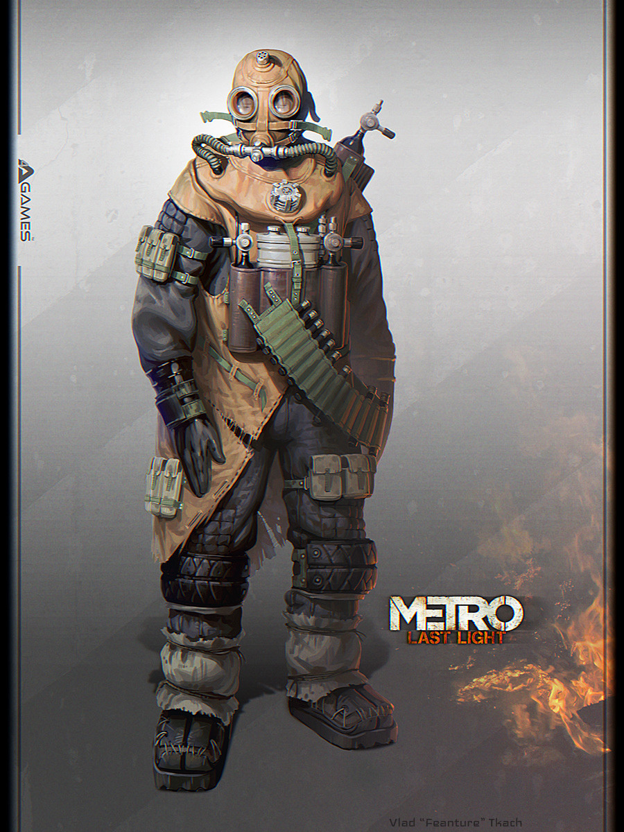 Metro Last Light Concept Art by Vlad Tkach Concept Art World