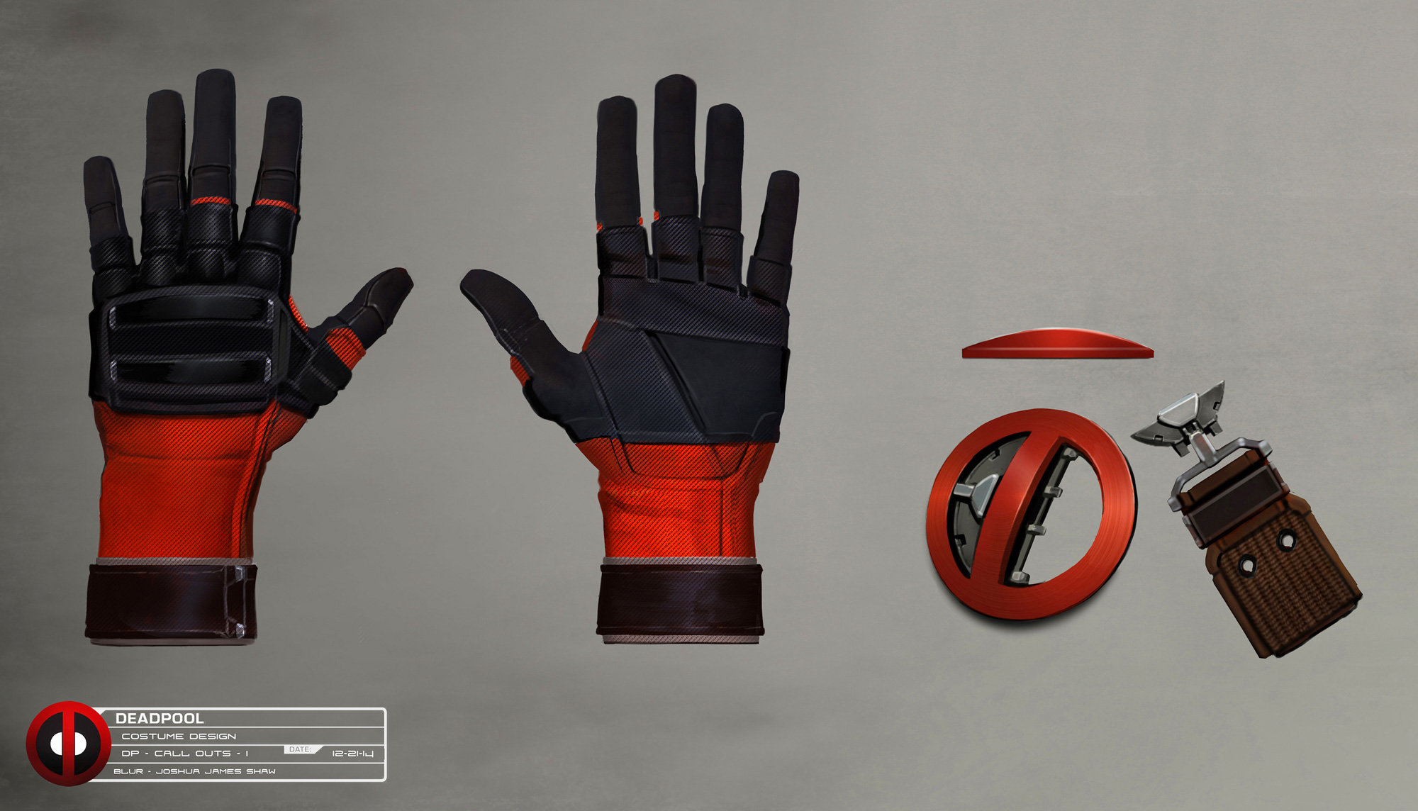 Deadpool Concept Art by Joshua James Shaw Concept Art World