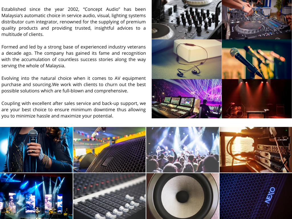 About Concept Audio 1 AudioVisual Company in Malaysia