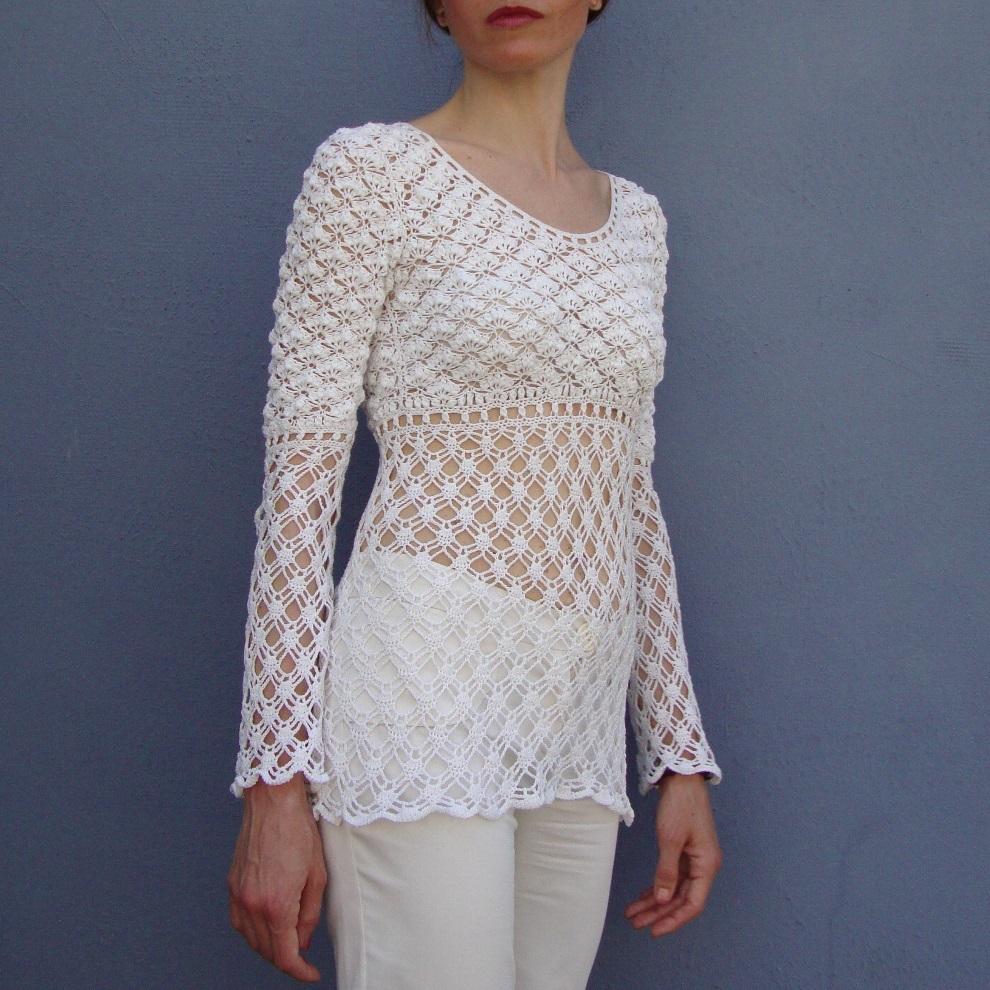 RHAPSODY Crochet Tunic Pattern Crochet Tutorial in English