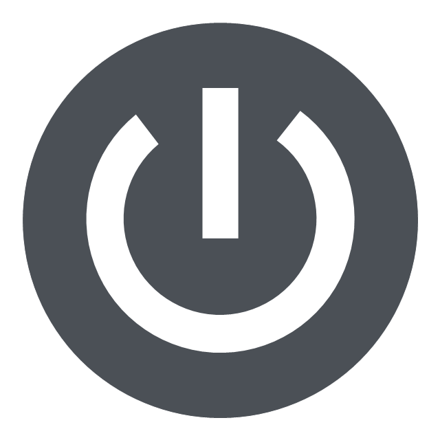 Cloud round icons Vector stencils library