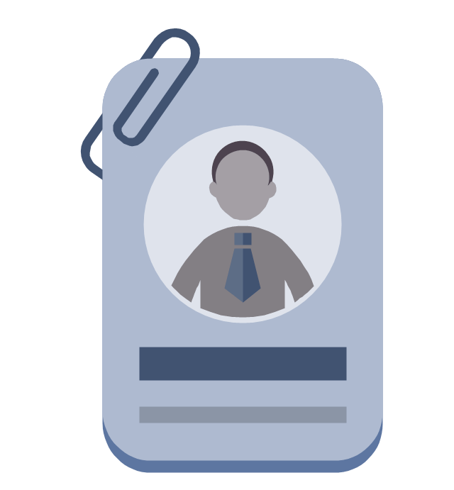 HR workflow Vector stencils library