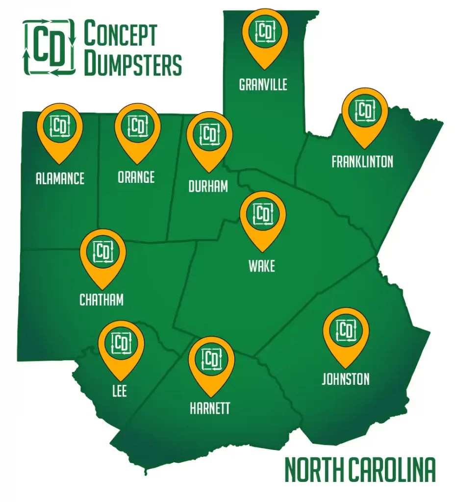 Dumpsters Rental in NC (919) 3589799 10 to 30 Yards