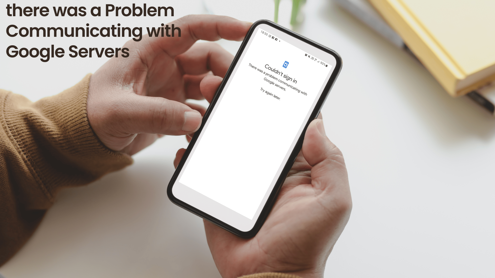 TOP 5 Ways to Fix "There was a Problem Communicating with Google