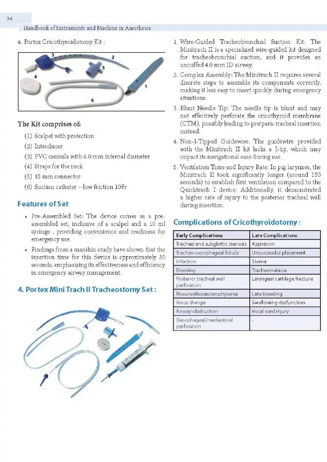 Handbook of Instruments and Machine in Anesthesia Conceptual Anesthesia