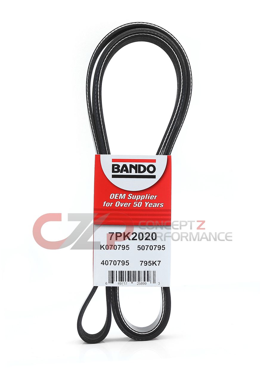Bando Serpentine Drive Accessory Belt, A/C Compressor Nissan Skyline