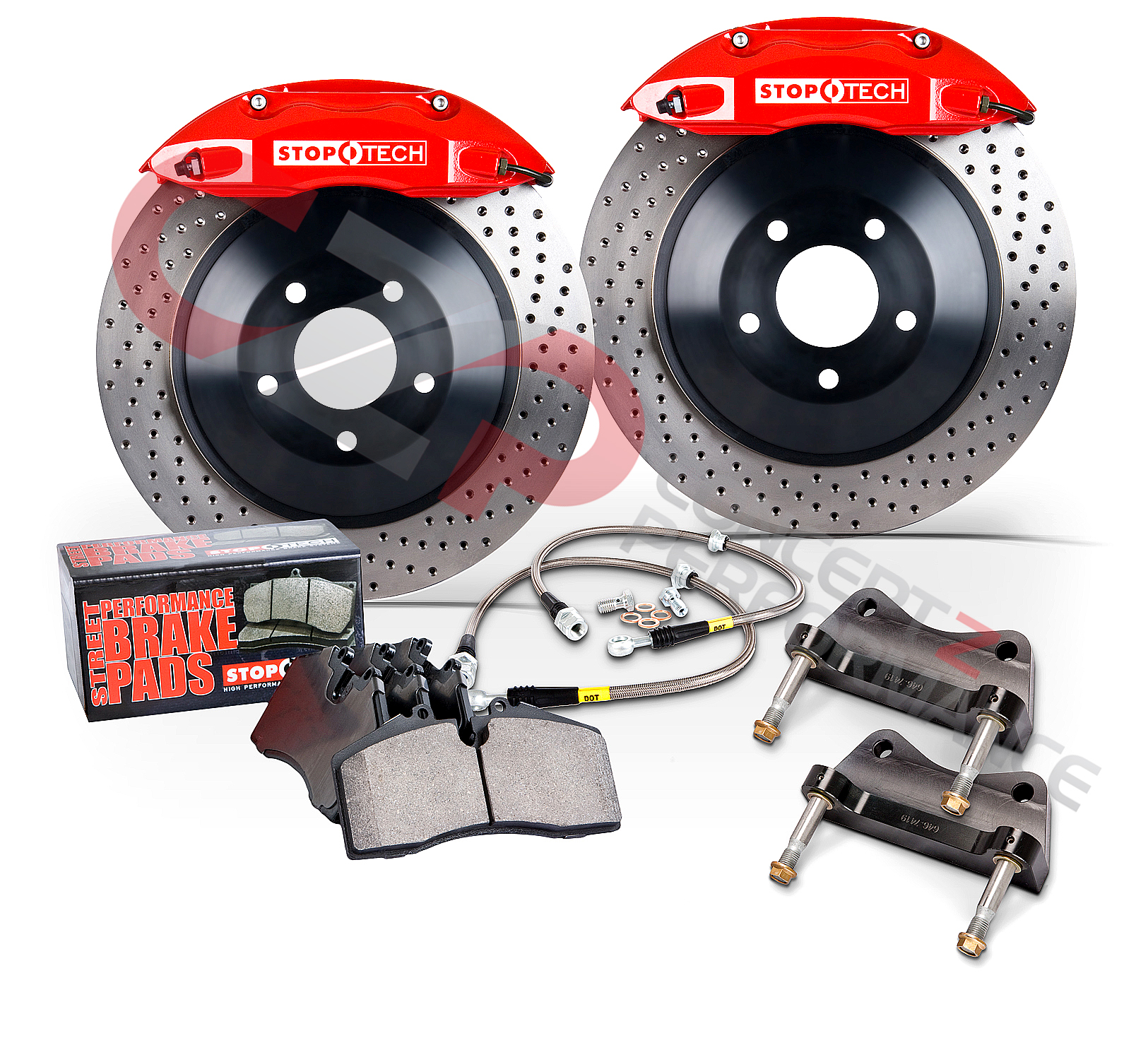 Stoptech 350Z Front 355mm 6Piston Big Brake Kit 83.646.6700