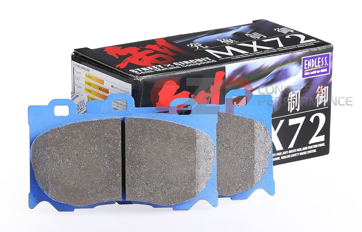 Endless MX72 Brake Pads, Front w/ Brembo Calipers Nissan 350Z