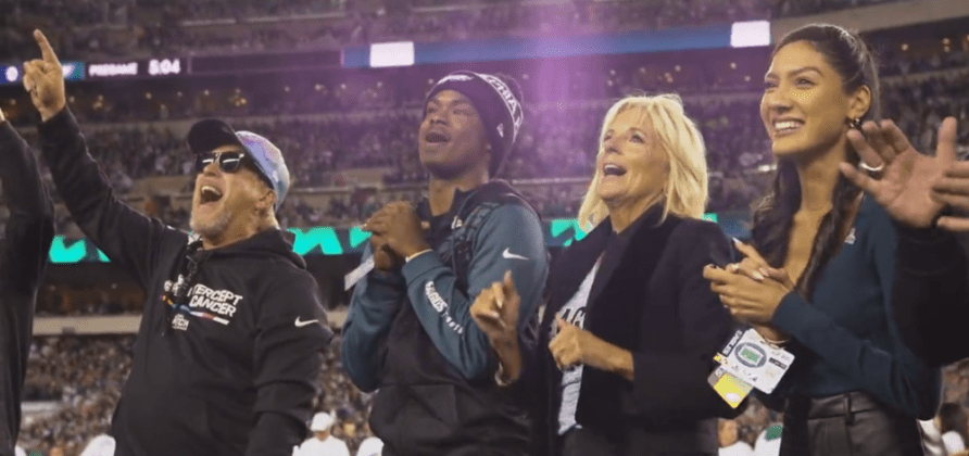 Jill Biden Gets Booed At Eagles Game
