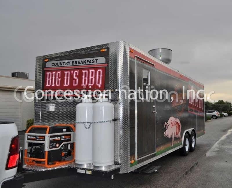 BBQ Trailer For Sale BBQ Concession Trailers Concession Nation