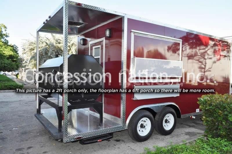 BBQ Trailer For Sale BBQ Concession Trailers Concession Nation