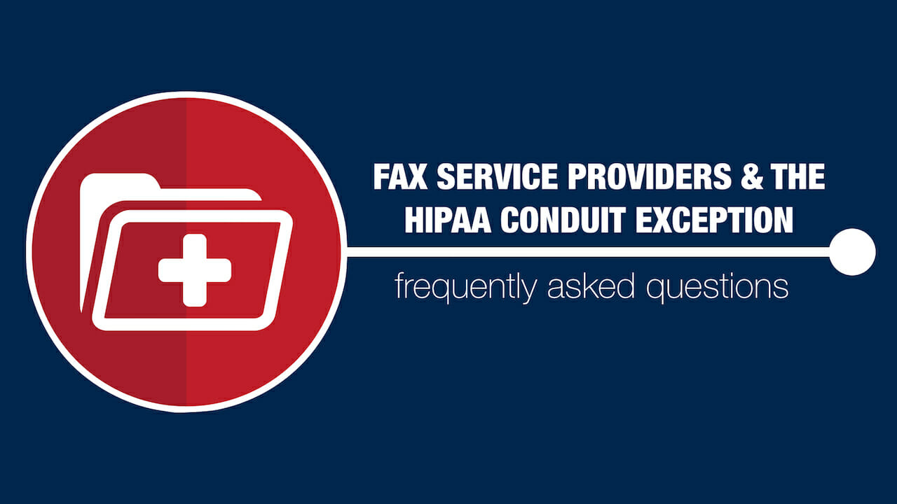 HIPAA Conduit Fax Service Providers are NOT HIPAA Compliant Concord