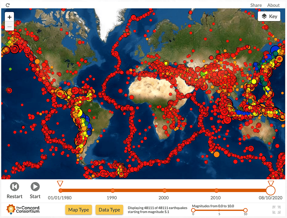 Teaching Earth and environmental science remotely Concord Consortium