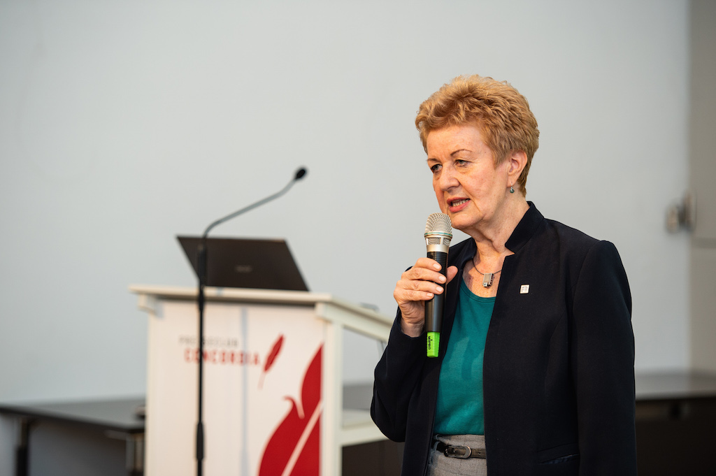 Generalsekretärin Astrid Zimmermann. Foto Luiza Puiu.