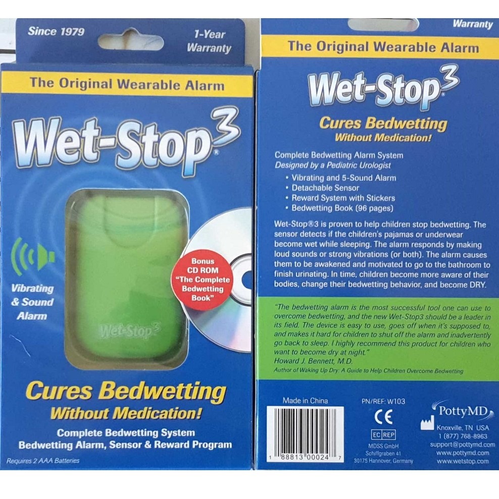 WetStop3 Bedwetting Alarm Concordia Medical