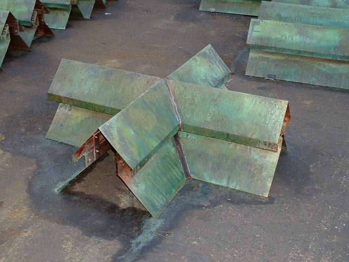 Copper Ridge Vent Intersection Miter