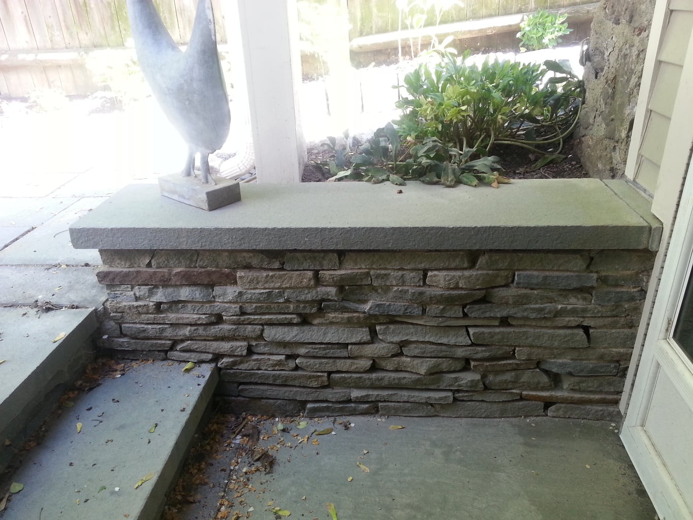 bluestone wall brookline2 Concord Stoneworks