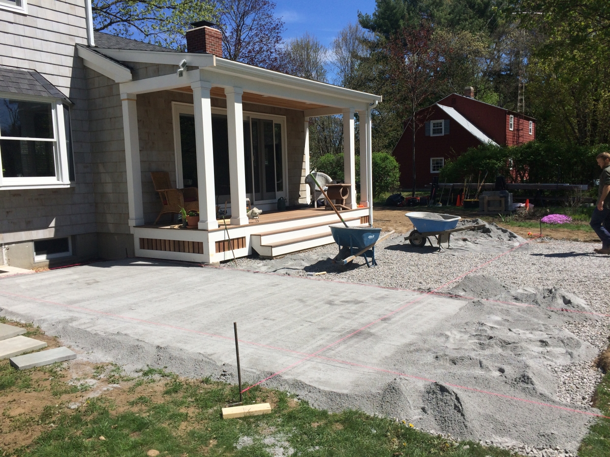 Bluestone Patio Concord, MA Concord Stoneworks