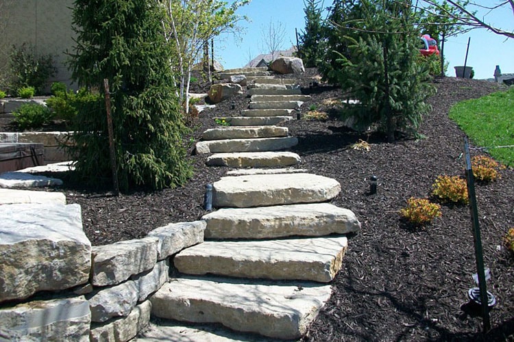 Types of Stone Steps Concord Stoneworks