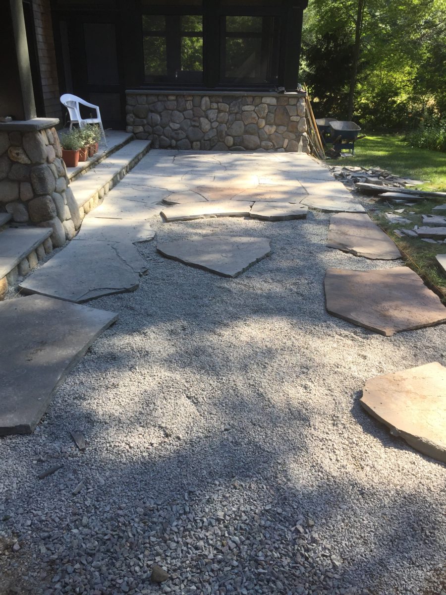 Flagstone Patio Lincoln, MA Concord Stoneworks