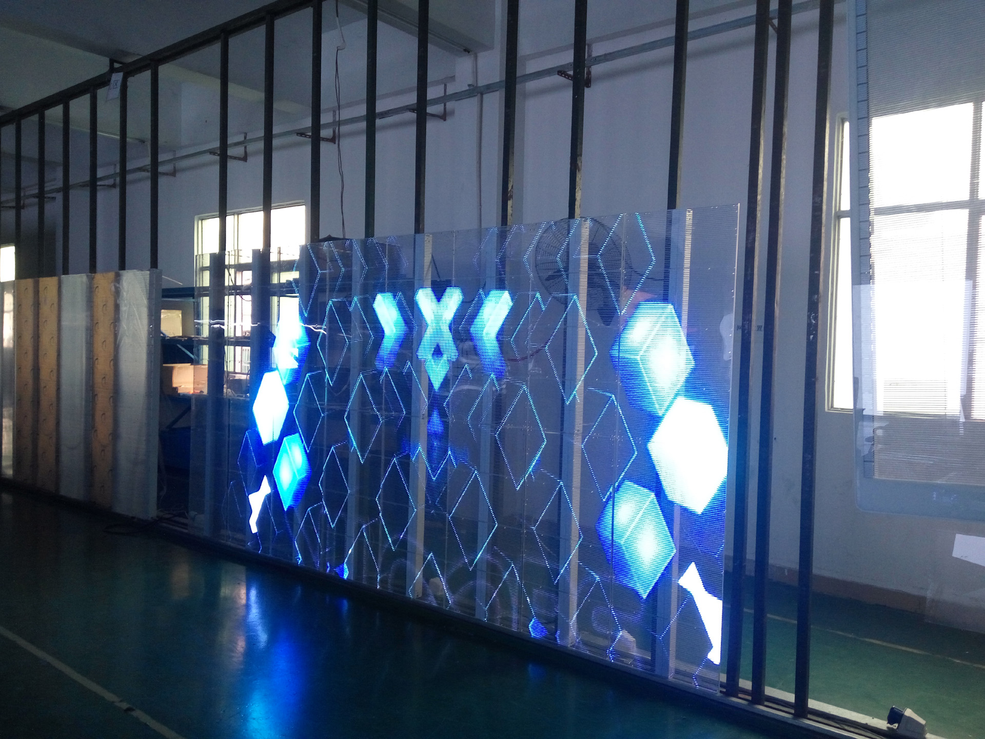 Transparent LED Screen,Transparent Glass Display CONCRE