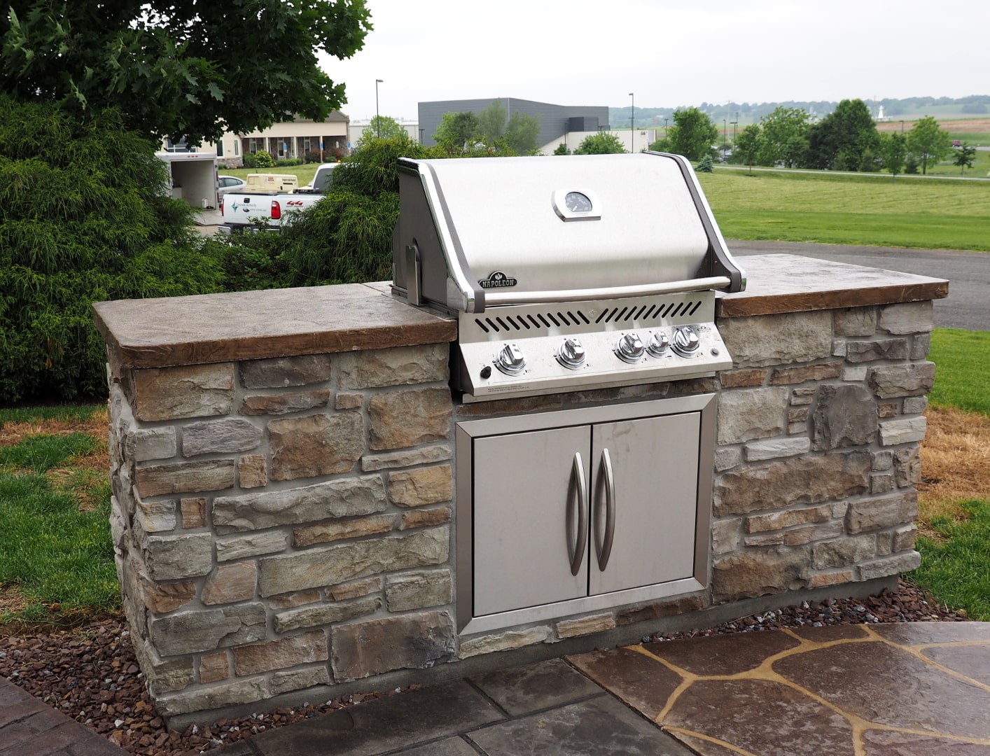 Grill Stations by Concrete Authority Hand Crafted Projects