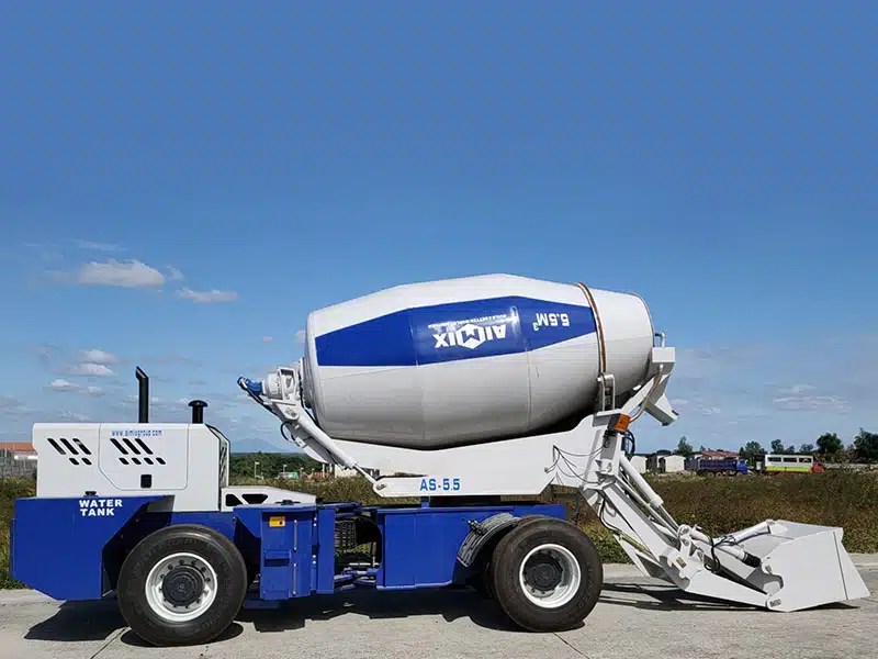 Self Loading Concrete Mixer for Sale UK AIMIX Machinery