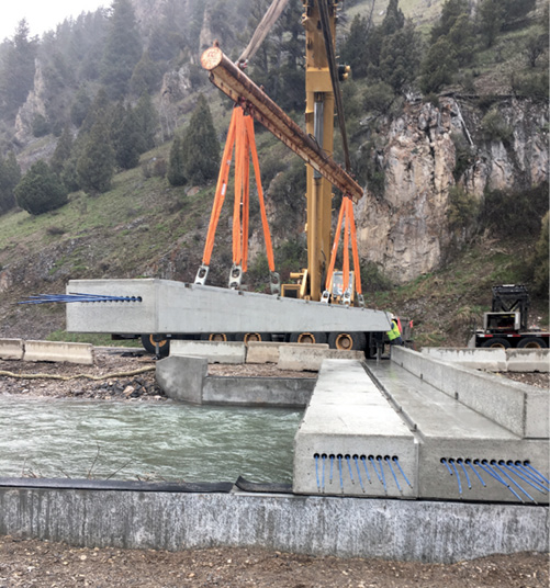 Oldcastle Precast accelerates bridge delivery with early PT placement