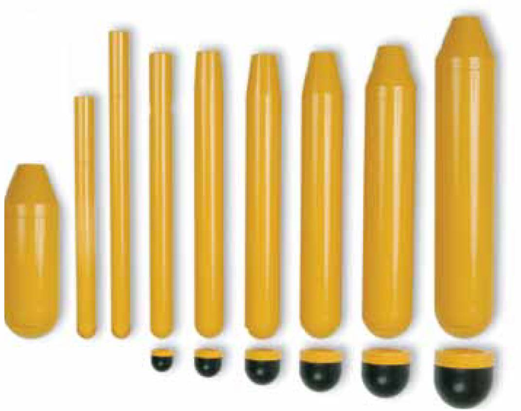 Rubber Tip Vibrator Heads Concrete Tool Supply
