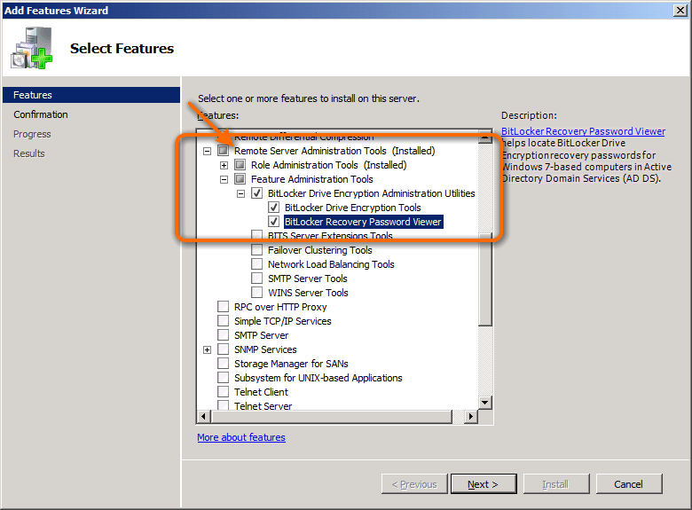 Enable BitLocker, Automatically save Keys to Active Directory Concurrency
