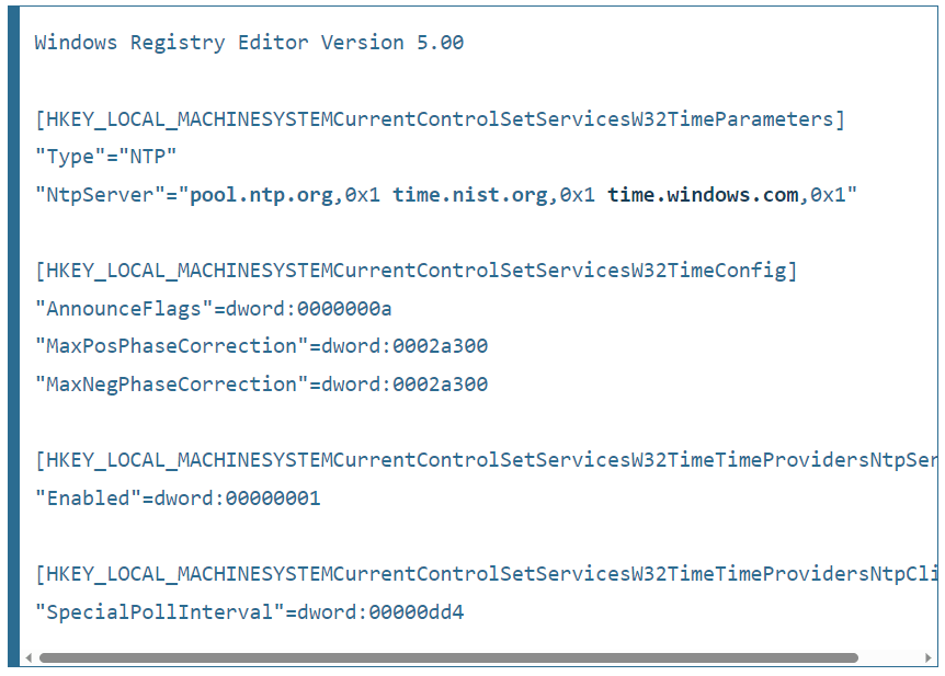 Sync Domain Clock with NTP Sources Concurrency