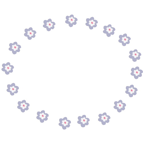 Flowers Frame Sticker